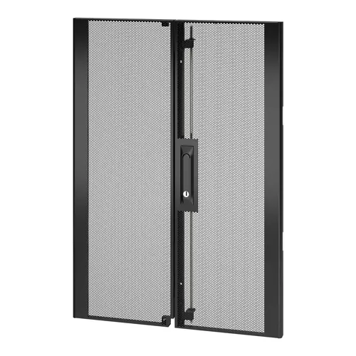 NetShelter SX 18U 600mm Wide Perforated Split Doors Black