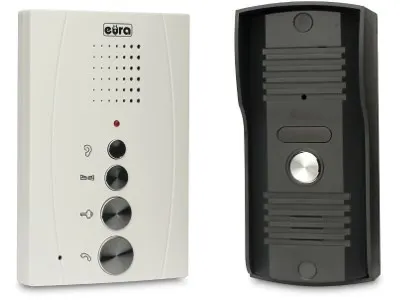 Domofon EURA ADP-11A3 ''INVITO'' b/słuchawkowy biały