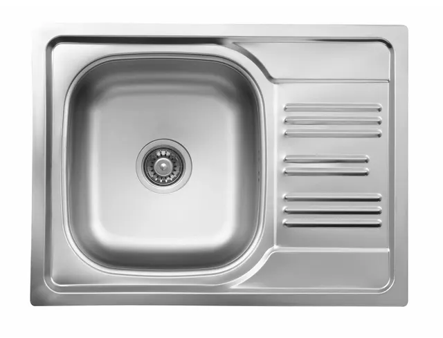 Zlewozmywak stalowy 1-komorowy z ociekaczem ZEX 311A 5908212007372