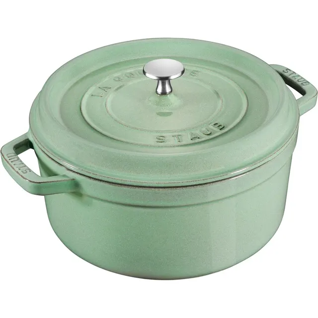 Garnek żeliwny okrągły Staub - 2.6 ltr Miętowy