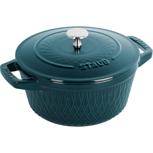 Garnek żeliwny okrągły Staub - 4 ltr Morski