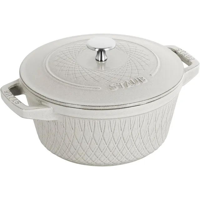 STAUB SPECIAL COCOTTE Garnek żeliwny okrągły 2.3 ltr truflowy