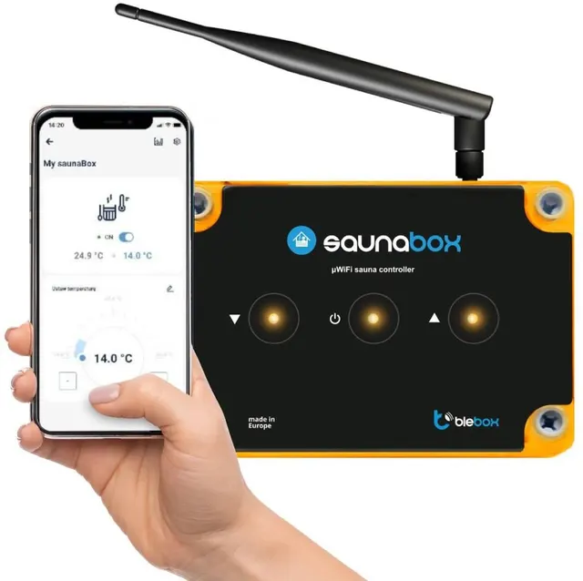 BLEBOX saunaBox Pro - Sterownik do sauny WiFi 42387