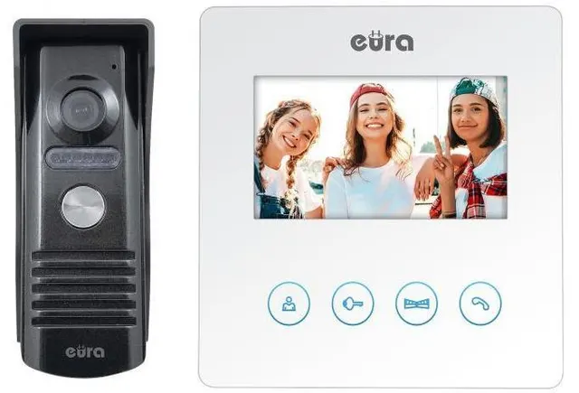 Wideodomofon EURA VDP-52A3 ATIRA biały