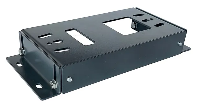 Podstawa montażowa 6 5-10 5cm OCYNK RAL7016 pod napędy NICE FAAC GENIUS BENINCA KEY CAME ROGER