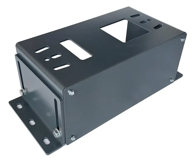 Podstawa montażowa 15 5-24cm OCYNK RAL7016 pod napędy NICE FAAC GENIUS BENINCA KEY CAME ROGER