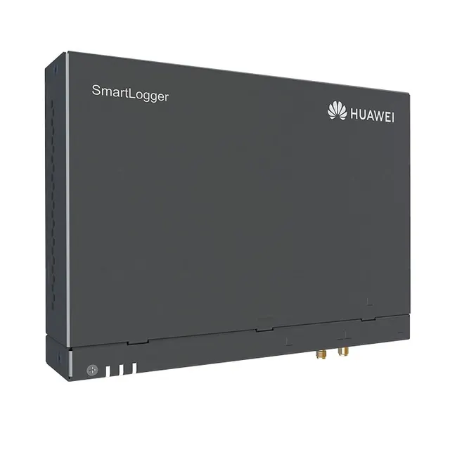Monitoring instalacji PV Huawei dla serii Commercial; obsługa do 80 falowników; interfejsy: RS485 Ethernet Wi-Fi (tylko konfiguracja) dodatkowe wejścia i wyjścia cyfrowe brak wyświetlacza LCD bez MBUS