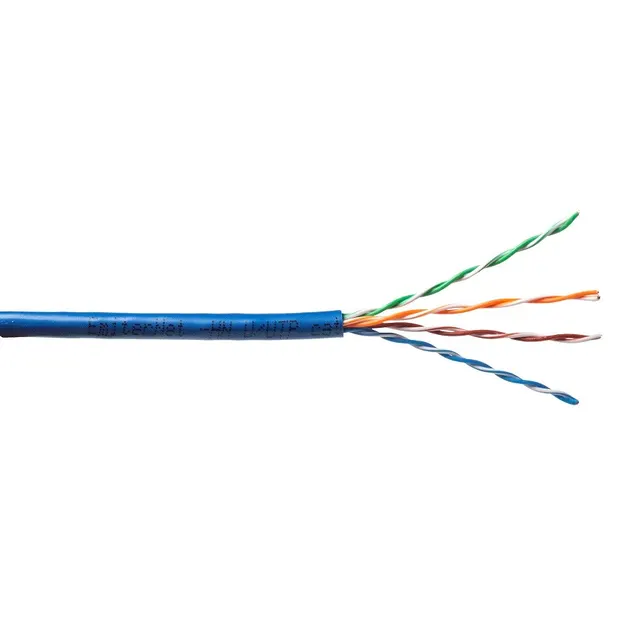 Kabel Emiter Net UTP (U/UTP) kat.5e linka 4x2x24AWG PCW niebieski