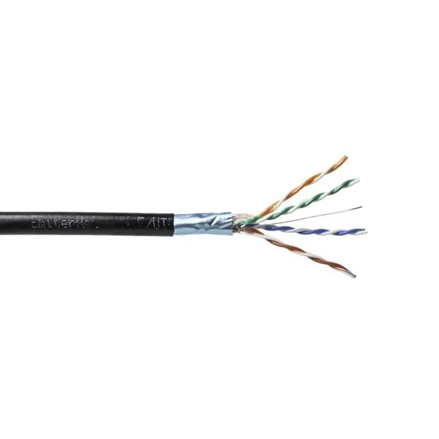 Kabel EmiterNet zewnętrzny żelowany FTP (F/UTP) kat.5e drut 4x2x0 5 PE+GEL