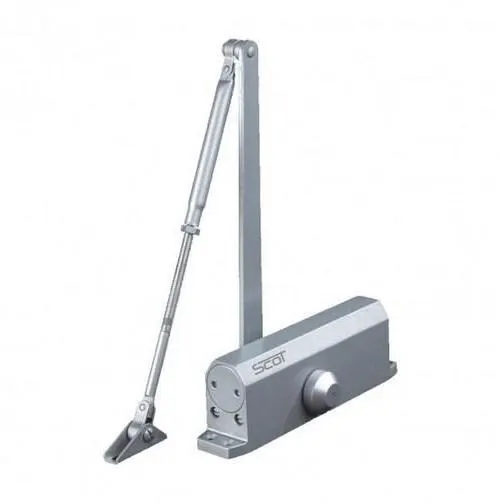 Samozamykacz SCOT DC-20 7642 srebrny (waga drzwi 60-85kg szerokość drzwi 1050mm kąt otwarcia drzwi 180o)