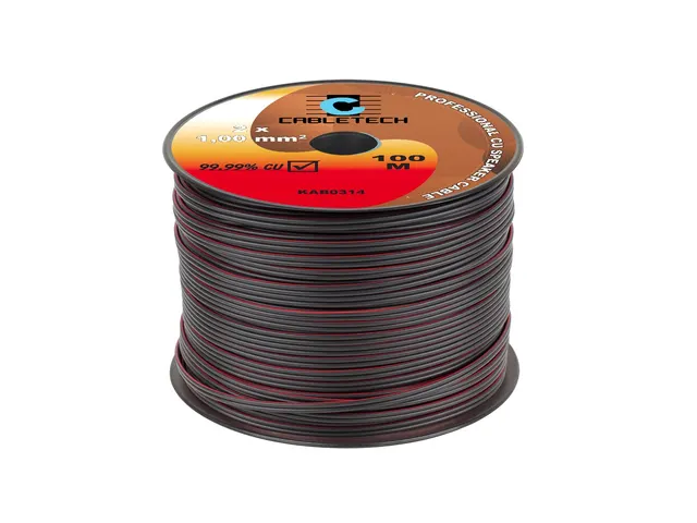 Kabel głośnikowy 1 0mm czarny