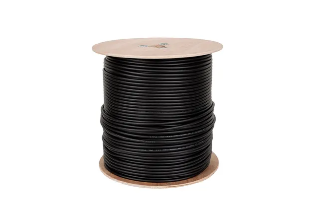 Kabel koncentryczny F690 BV+ŻEL CZARNY 305m