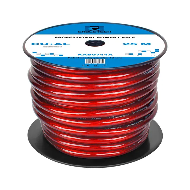 Kabel samochodowy 2Ga OD12mm CU+AL (LEC-KAB0711A)