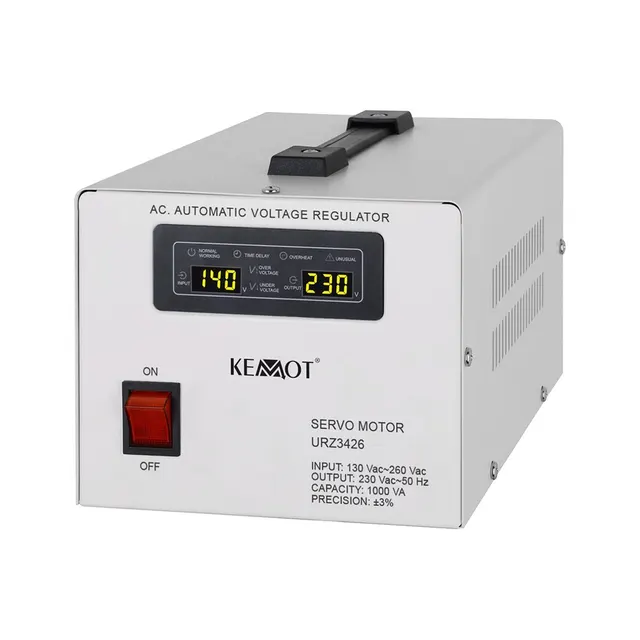 Automatyczny stabilizator napięcia KEMOT MSER-1000 (1000 VA serwomotor)