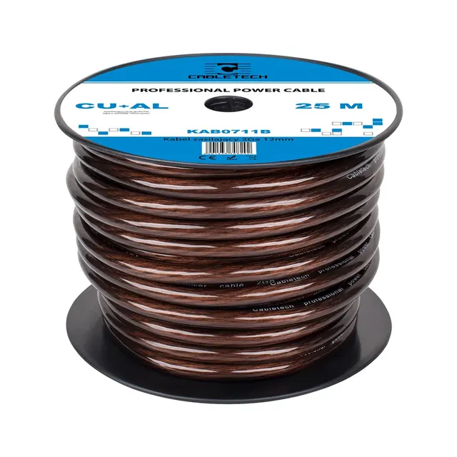 Kabel samochodowy 2Ga OD12mm CU+AL (LEC-KAB0711B)