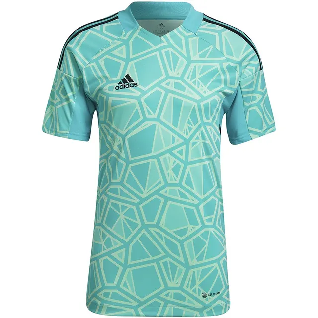 Koszulka męska Condivo 22 Goalkeeper Jersey Short Sleeve zielona HB1618, zielona, rozmiar XL