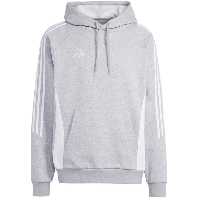 Bluza męska adidas Tiro 24 Sweat Hooded szara IR7545, szara, rozmiar S