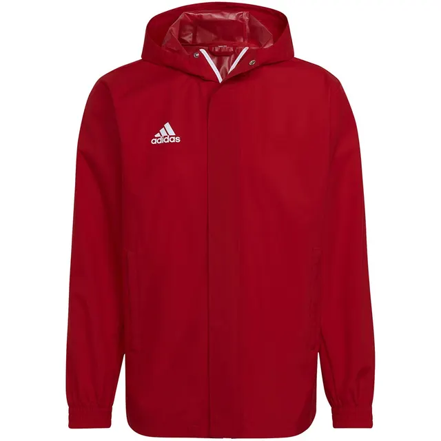 Kurtka męska adidas Entrada 22 All-Weather czerwona IK4009, czerwona, rozmiar XL