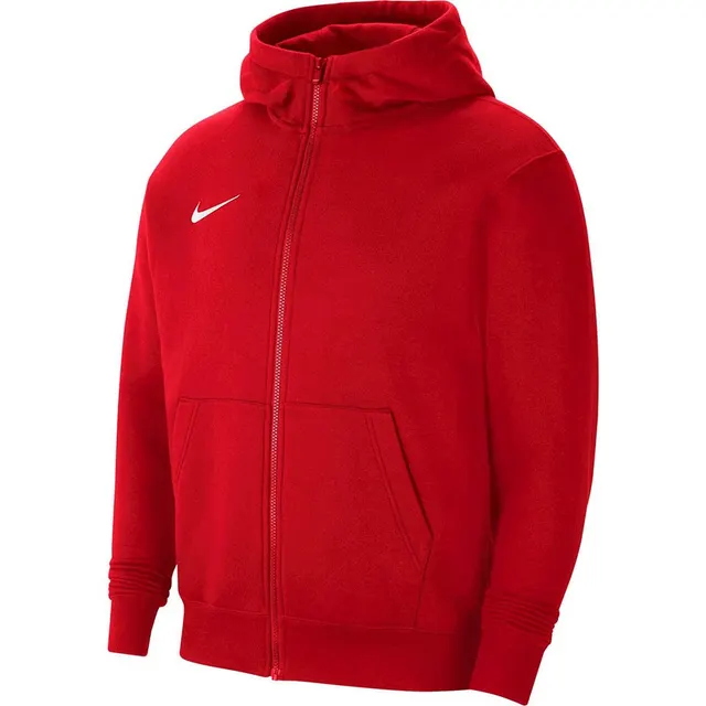 Bluza dla dzieci Nike Park 20 Fleece Full-Zip Hoodie czerwona CW6891 657, czerwona, 122 cm
