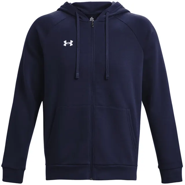 Bluza męska Under Armour Rival Fleece FZ Hoodie granatowa 1379767 410, granatowa, rozmiar L