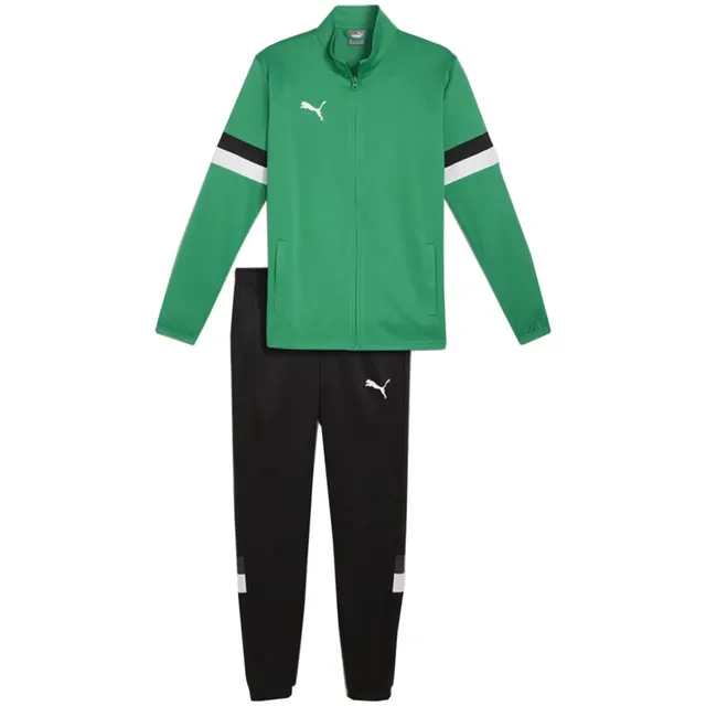 Dres męski Puma Team Rise zielono-czarny 658653 05 L