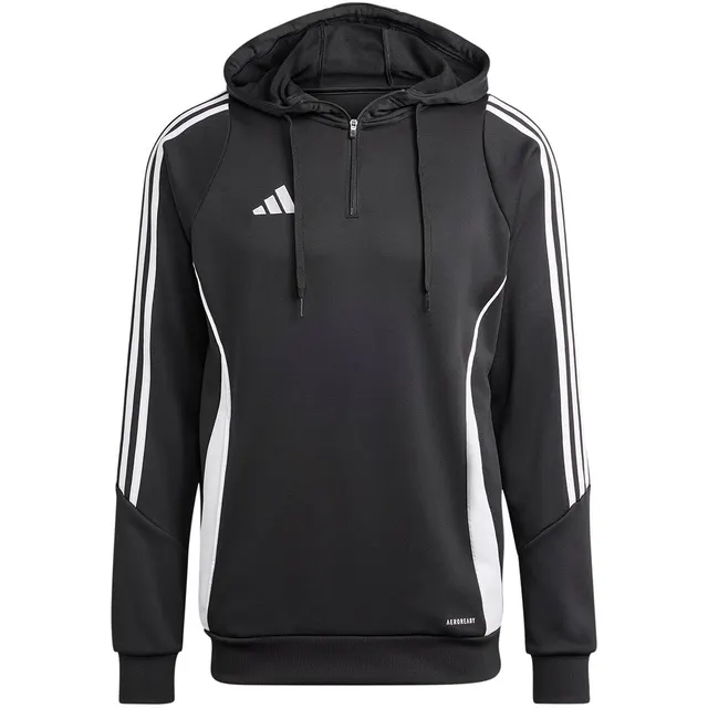 Bluza męska adidas Tiro 24 Training Hooded czarna IJ9957, czarny, rozmiar 2XL