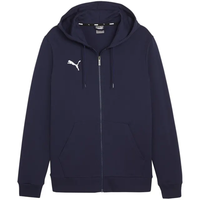 Bluza męska Puma Team Goal Casuals Hooded granatowa 658595 06, granatowa, rozmiar S