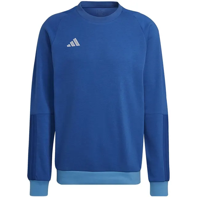 Bluza męska adidas Tiro 23 Competition Crew niebieska HU1325, niebieska, rozmiar S
