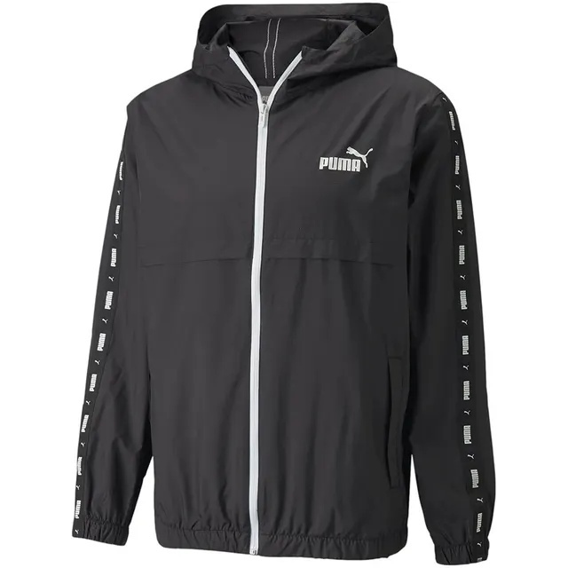Kurtka męska Puma ESS+TAPE Windbreaker czarna 847477 01, czarna, rozmiar L