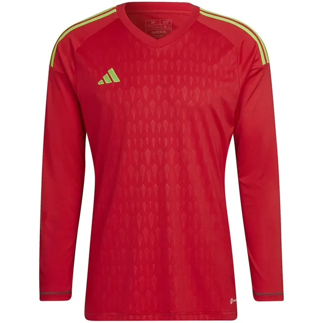 Koszulka bramkarska męska adidas Tiro 23 Competition Long Sleeve czerwona HL0007, czerwony, rozmiar XL