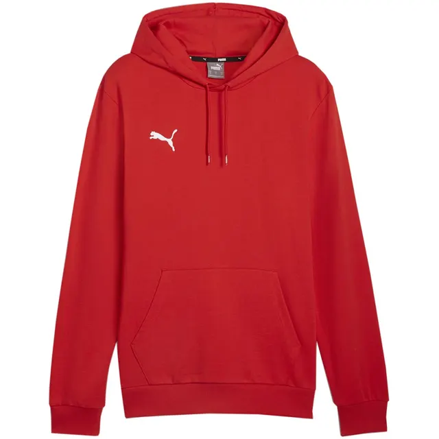 Bluza męska Puma Team Goal Casuals Hoody czerwona 658618 01, czerwona, rozmiar S