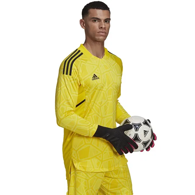 Koszulka bramkarska męska adidas Condivo 22 Jersey Long Sleeve żółta HF0137, żółta, rozmiar M