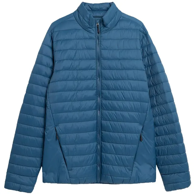 Kurtka męska puchowa 4F M239 denim 4FAW23TDJAM239 32S, rozmiar 2XL