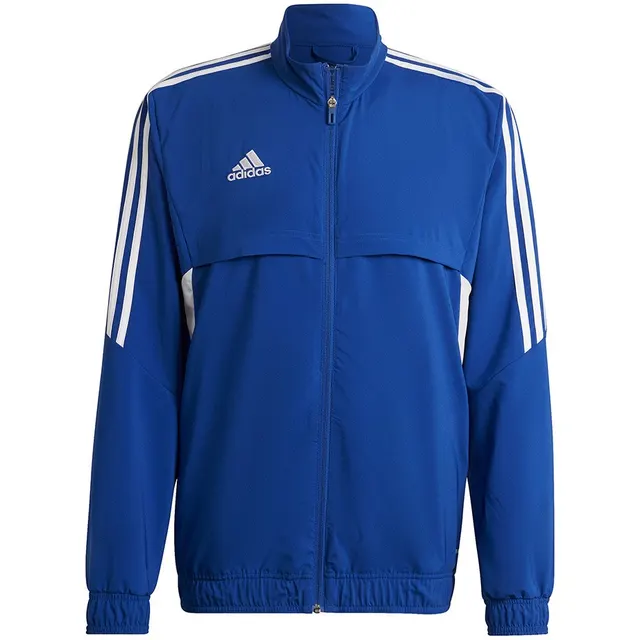Bluza męska adidas Condivo 22 Presentation Jacket niebieska HA6245, niebieska, rozmiar S