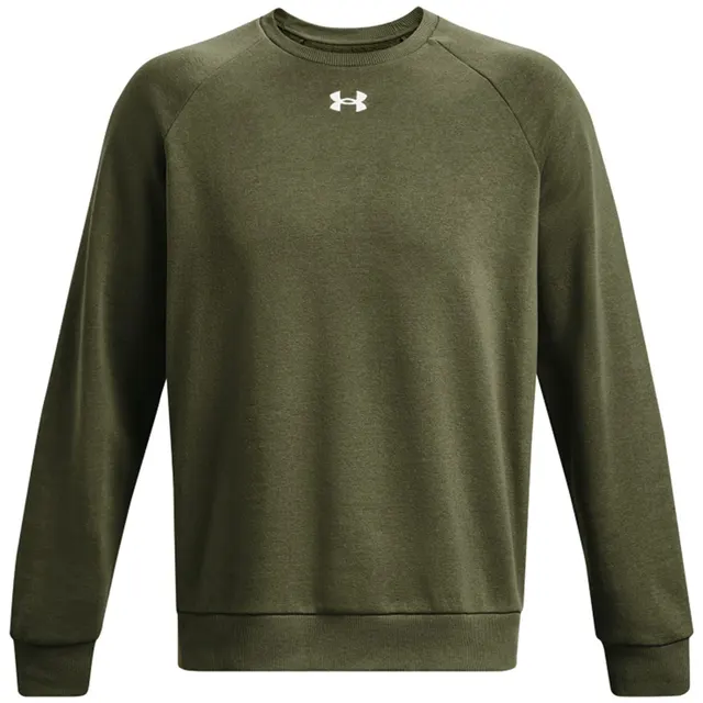 Bluza męska Under Armour Rival Fleece Crew khaki 1379755 390, khaki, rozmiar XL
