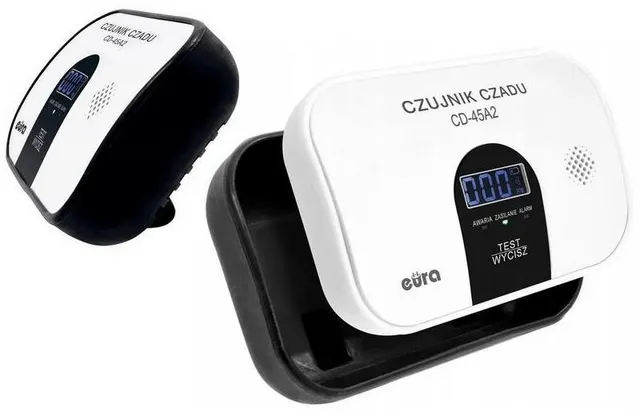 Czujnik czadu EURA CD-45A2 wolnostojący bateryjny wyswietlacz LCD