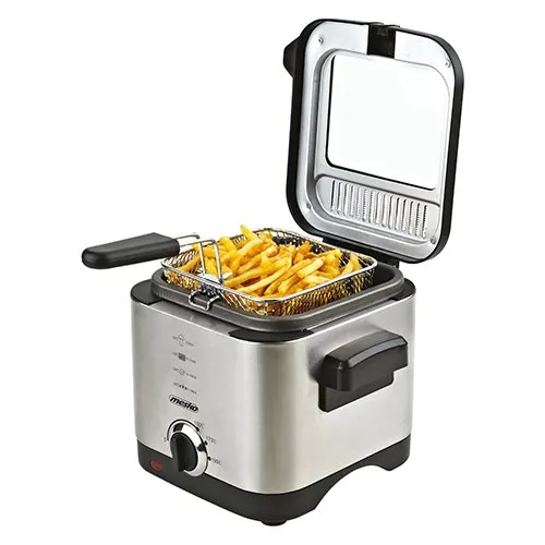 Frytownica MESKO MS 4910 (1 5 l; 0 5 kg; 900W; kolor srebrny)
