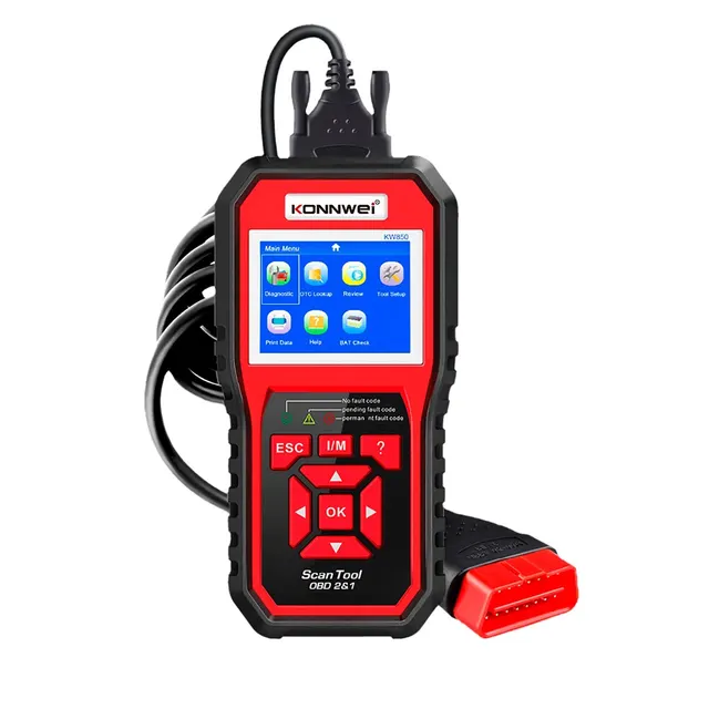 Miernik diagnostyczny skaner OBD2 Konnwei KW850