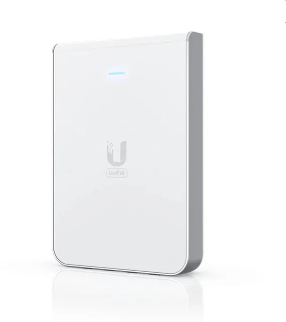 Access Point Wi-Fi 6 Ubiquiti UniFi U6 In-Wall 2.4GHz(2x2)/5GHz(4x4)/6GHz(–) PoE+/PoE 4x1G 1x2 5G