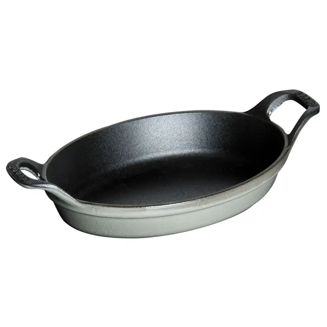 Owalne mini naczynie do pieczenia i zapiekania Staub - 250 ml Grafitowy