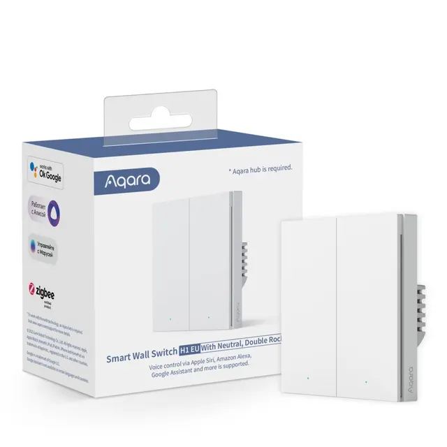 Inteligentny włącznik Aqara Smart Wall Switch H1 WS-EUK04