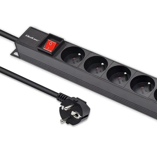 Listwa zasilająca PDU do RACK, 16A, 16xFRENCH, Pionowa, 1.8m
