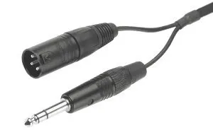 Kabel beyerdynamic K 190.40 - 1 5 m do DT 18*/19*/28*/29*-3-pin XLR - 1/4 stereo jack