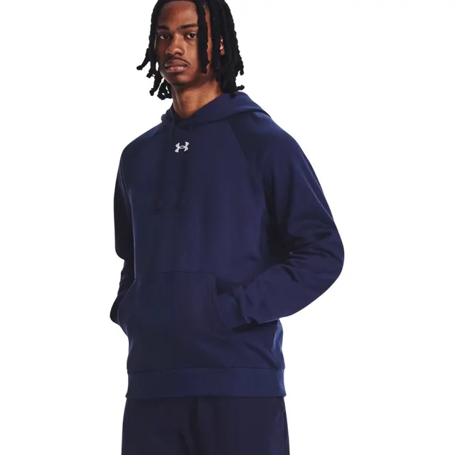 Bluza męska Under Armour Rival Fleece Hoodie granatowa 1379757 410 M