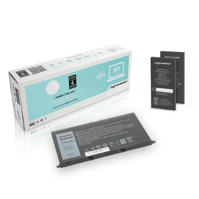 Bateria Movano do notebooka Dell Inspiron 15 (7557) 15 (7559) 357F9 (10.8V-11.1V) (6600 mAh)