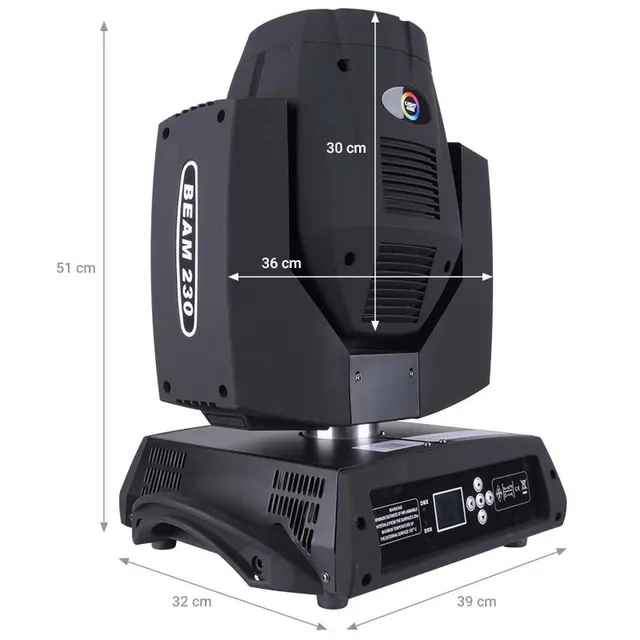 LIGHT4ME 7R BEAM 230W głowica ruchoma oświetlenie