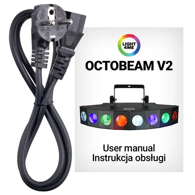 LIGHT4ME OCTOBEAM V2 efekt disco LED reflektor