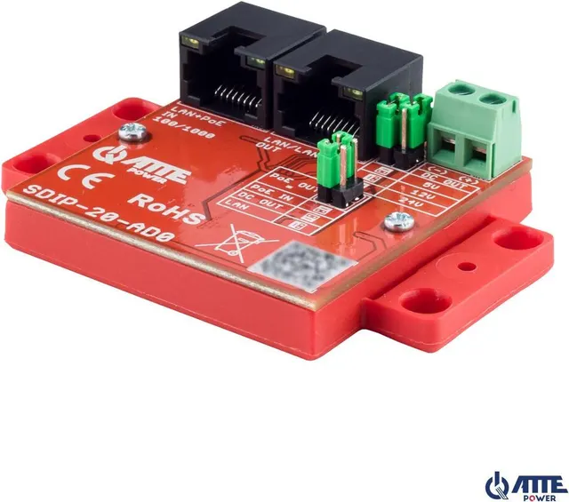 Adapter PoE obniżający napięcie ATTE SDIP-20-AD0