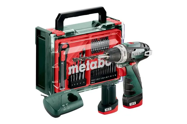 METABO.WKRĘTARKA BS BASIC SET 12V + 41 ACC 34/17Nm 2x2 0Ah POWERMAXX