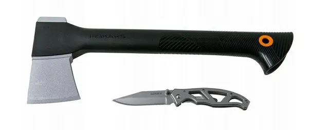 Zestaw Fiskars Siekiera A6 + Nóż Składany Gerber LIMITED EDITION